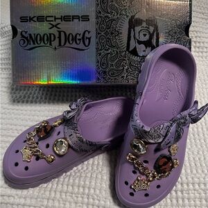 Skechers x Snoop Dogg Lavendar Arch Fit Footsteps for Cozy Comfort